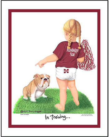 Mississippi State In Training Cheerleader