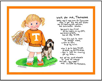 Tennessee Wait for Me Cheerleader