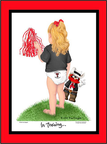 Texas Tech In Training Cheerleader